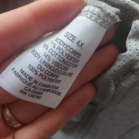 4X Heather‎ Grey Skort NWT Active Zone - Picture 7 of 8